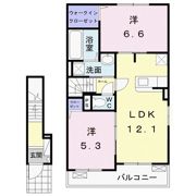 ベル アルモニーの間取り画像