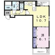 AFCレジデンス・登呂Bの間取り画像