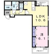 AFCレジデンス・登呂Bの間取り画像