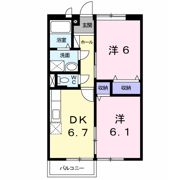 カンパーニュ壱番館の間取り画像