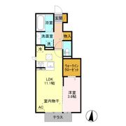リアンデュールの間取り画像