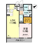 リヴェールⅡの間取り画像