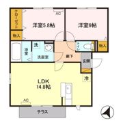 ジュピター Aの間取り画像