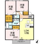 ネクサス三成 B棟の間取り画像