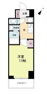 セレニテ神戸元町クレアの間取り画像