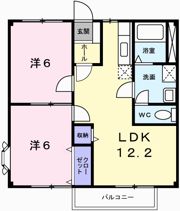 エスポワール新在家の間取り画像