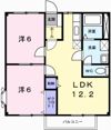 エスポワール新在家の間取り画像