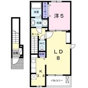 メゾン プラージュ Ⅱの間取り画像