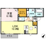 ヴィル グランディス Ⅱ Bの間取り画像