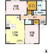プロヴァンス高尾台 Bの間取り画像