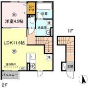 Ville nouvelleⅡの間取り画像