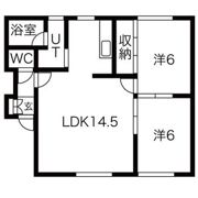ソフィール北郷弐番館の間取り画像