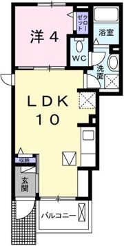 ソレイユ メゾンの間取り画像