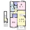 メゾンピーチの間取り画像