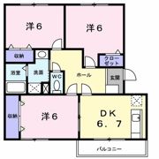 ルミエール興戸の間取り画像