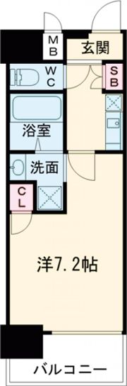 セオリー神戸グルーブの間取り画像