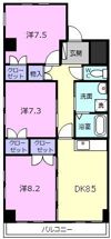 フレアグレイスの間取り画像