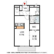 グレイス奥林Bの間取り画像