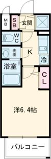 エスリード神戸兵庫駅アクアヴィラの間取り画像