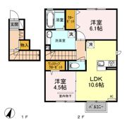 エクセル荻川の間取り画像