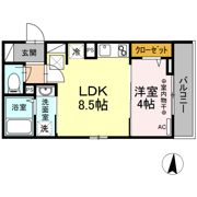 フェリーチェ天神の間取り画像