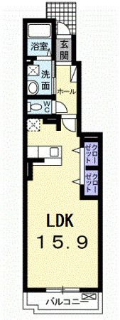 アイリー ブルーの間取り画像