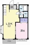 O．KハイツⅡの間取り画像