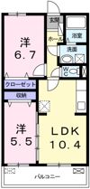 フィオーレH＆Kの間取り画像