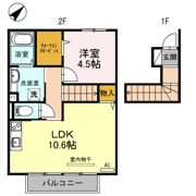 ジュネスSハイムⅡの間取り画像