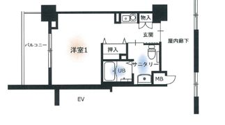 クレスト中府の間取り画像
