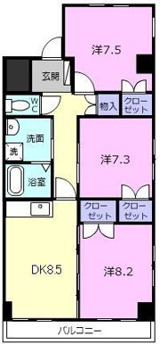 フレアグレイスの間取り画像