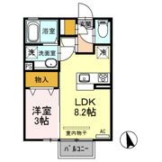 ミーティア Ⅲの間取り画像