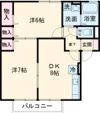 さくら館 A棟の間取り画像