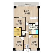 PHOENIX COURT 交野Iの間取り画像