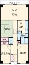 PHOENIX COURT 交野Iの間取り画像