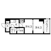 スパシエ蒲田グランドタワーの間取り画像
