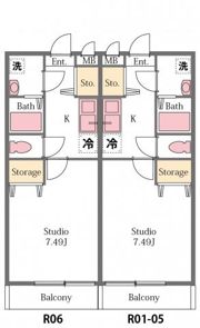 グレンモーレンジの間取り画像