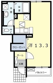 フリューリングの間取り画像