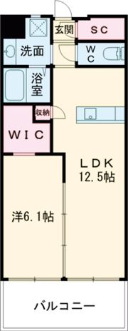 ウィングス八幡駅前の間取り画像