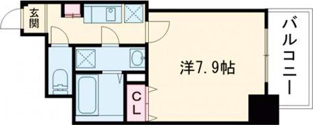 エグゼ堺筋本町の間取り画像