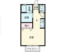 メゾンボザールⅡ Bの間取り画像