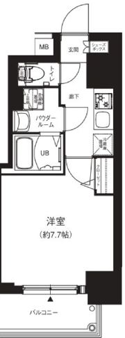 エグゼ堺筋本町の間取り画像