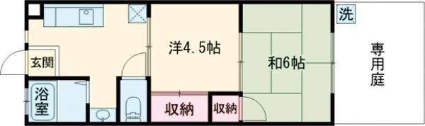 サンボー別府の間取り画像