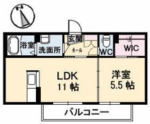 グレイスフル橘 A棟の間取り画像