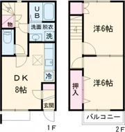 イーストビレッジの間取り画像