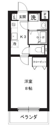 マンションアカンサスⅢの間取り画像