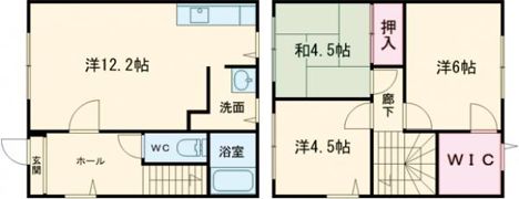 メゾネット土山 Cの間取り画像