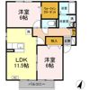 クレストコートの間取り画像