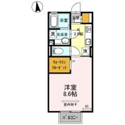 グローリア Bの間取り画像