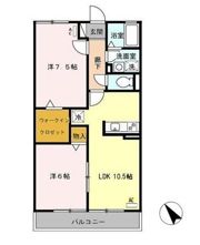 クレスト宇奈根の間取り画像